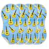 KEIGE 1Pc Instrument Guitar Burp Cloth,Unisex Large Absorbent Soft Cotton Muslin Burping Cloths for Newborn Boys Girls,11x22in,A112195 view 3