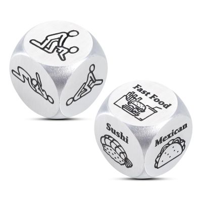 10th Anniversary Tin Gifts for Adults Women Men Anniversary for Him Her Food Decider Couple Gift for Boyfriend Girlfriend Steel Date Night Dice for Husband Wife Birthday Gift