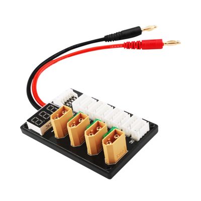 Gadpiparty 1pc Parallel Charging Board Charging Adaptor Black Channels Fuse Efficient Heat Dissipation Enhanced Safety Features