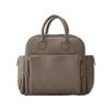 Ayla & Co Mini Bag, Transitional Minimal Diaper Bag, Vegan Leather, with Expandable Pockets, Built-In Wallet, Organizer, Magnetic Front Pocket, Adjustable Straps, Pebble view 1