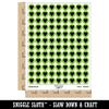 Card Suit Hearts 200+ Round Stickers - Matte Finish - 0.50" Size - Light Green view 2