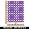Lyre Harp Musical Instrument 200+ Round Stickers - Matte Finish - 0.50" Size - Purple view 2
