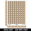 Aquarius Horoscope Astrological Zodiac Sign 200+ Round Stickers - Matte Finish - 0.50" Size - Rainbow view 2
