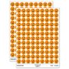 Baby Carriage Pram Stroller 200+ Round Stickers - Matte Finish - 0.50" Size - Orange view 1