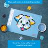 Plus Plus Puzzle By Number, 500 Piece Mini Interlocking Hashtag Color Blocks, 3D Pixel Art Kit for Kids - Puppy view 4