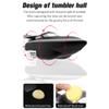 QIYHBVR RC Bait Boat for Fishing with Remote Control,2 Hours Battery Life,500 Meters Anti-Jamming,Bait Boat for Carp Fishing with Cruise Control and Auto Return view 4