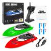 GIMMYFIVE 2PACK RC Boat, 10km/H 2.4G High Speed Remote Control Boats for Kids and Adults, Fast RC Boats view 1