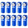 RCHUBAM 10Pcs M2 Link Rod End Joint Aluminum Metal Ball Tie Rod End Head Holder for RC Model Crawler Cars RC Car Truck Crawler Car Boat Upgrade Parts (Blue) view 1