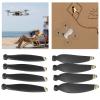 2 Pairs Propellers Replacement Spare Part Drone Accessories Fit for Mini High Excellent Computer Fabric This Drone Propel (Gold) view 4