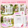 FBSPORT White Bounce House, Inflatable Bouncer with Air Blower,Indoor & Outdoor Bouncy Castle with Big Ball Pit for Wedding Party Kids Birthday Party, Easy to Install view 3