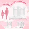 FBSPORT White Bounce House, Inflatable Bouncer with Air Blower,Indoor & Outdoor Bouncy Castle with Big Ball Pit for Wedding Party Kids Birthday Party, Easy to Install view 4
