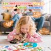 HOMESTEC Toddler Talking Flash Cards with 216 Double-Sided Cards, Speech Therapy Learning Toy for Ages36, 24 Themes with Short Sentences, Real Sounds & Stories, Valentines Gift for Kids view 2