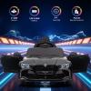 12V Electric Ride On Car w/RC,Licensed by BMW M4 Toddler Electric Vehicle for 37-83 Months,Power Wheels for Boys Girls, with Suspension System,3 Speeds, Bluetooth, MP3, Double Door, LED Light(Black) view 2