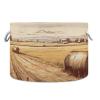 GOODOLD Farm Field Extra Large Storage Basket Decorative Laundry Basket with Handles, Rope Basket for Clothes, Blanket, Towel, 20 x 14 Inch view 1