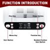 HEAXIY Automatic Card Dealer Machine, 360 Rotating Card Dealer with 4 Wireless Dealer Buttons, Rechargeable 2 Decks Card Dealing Machine, Up to 8 Players view 4