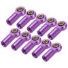 MECCANIXITY M3xL19mm Lever Steering Linkage Tie Rod Ball Head Link Joint End Metal Purple for RC Crawler Car Pack of 10 view 1