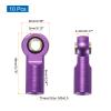 MECCANIXITY M3xL19mm Lever Steering Linkage Tie Rod Ball Head Link Joint End Metal Purple for RC Crawler Car Pack of 10 view 2