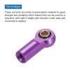 MECCANIXITY M3xL19mm Lever Steering Linkage Tie Rod Ball Head Link Joint End Metal Purple for RC Crawler Car Pack of 10 view 4