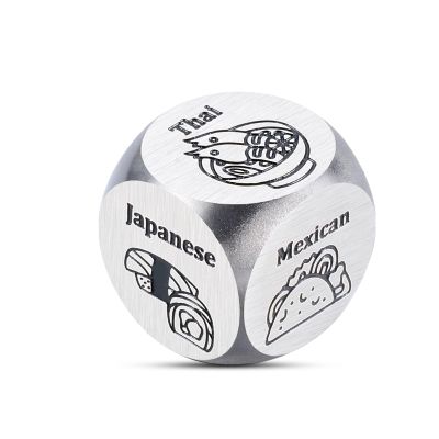 STVK First Valentine Gift for Boyfriend - Fast Food Decision Dice, His and Hers Gifts for Couples, Anniversary Iron Gifts for Couples, Date Night Ideas for Valentines Day, Bachelorette Party Games