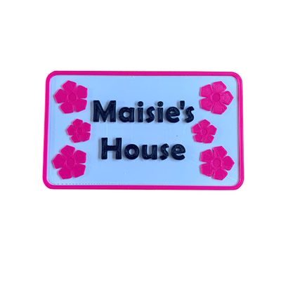 XL Children's Playhouse Sign - Little Tikes - Door Plaque - Door Sign - Playhouse