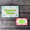 XL Children's Playhouse Sign - Little Tikes - Door Plaque - Door Sign - Playhouse view 3