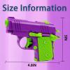 Asix Toy Fidget Pistol Toy, Stress Relief Sensory Toy for Adults and Kids, Purple and Blue, 1122-1A view 4