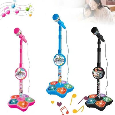 Kids Microphone Stand Toy, Portable Children's Karaoke Electronic, Durable Party Karaoke Microphone Stand, Kids Karaoke Machine Stands for Singing Family Kindergarten Performance (3pcs Combination)