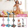 Kids Microphone Stand Toy, Portable Children's Karaoke Electronic, Durable Party Karaoke Microphone Stand, Kids Karaoke Machine Stands for Singing Family Kindergarten Performance (3pcs Combination) view 3