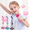 Kids Microphone Stand Toy, Portable Children's Karaoke Electronic, Durable Party Karaoke Microphone Stand, Kids Karaoke Machine Stands for Singing Family Kindergarten Performance (3pcs Combination) view 4
