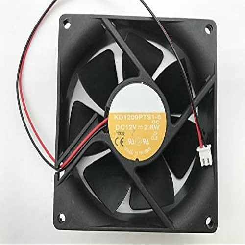 Beautyrankle Fan for SUNON 9025 KD1209PTS1-6 DC12V 2.8W Gale Volume Cooling Fan 9CM