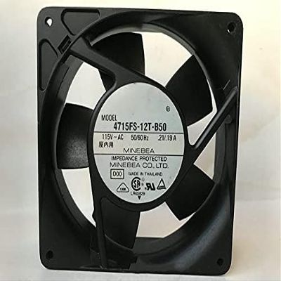 Beautyrankle Fan for NMB 4715FS-12T-B50 115VAC 50/60HZ 0.21A/0.19A high Temperature Fan