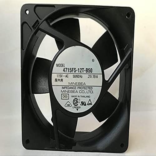 Beautyrankle Fan for NMB 4715FS-12T-B50 115VAC 50/60HZ 0.21A/0.19A high Temperature Fan
