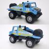 10 Set 1 64 Scale Wheels Silver Large Trucks Off-Road Modified Tire 1/64 Off Road Wheels and Tires Set with 5 of Rims(Tire Diameter 0.68in/17.2mm) view 4