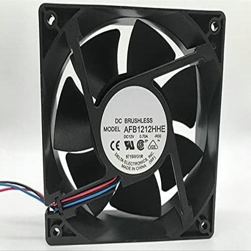 Beautyrankle Fan for Delta AFB1212HHE 12V 12CM 12038 0.70A Speed Measurement/Alarm Cooling Fan