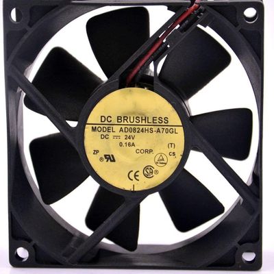 Fan for AD0824HS-A70GL Fan 24V 0.16A 8CM 2-wire/2-pin Cooling Fans