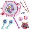 Peppa Pig Party Drum Set, 10-Pieces, 6 Musical Instruments, Pretend Play, Musical Education, Amazon Exclusive, Toy for Fans, Girls, Kids, Ages 18 Months and Up, Kids Toys for Ages 18 Month, Amazon Exclusive by Just Play view 1