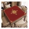 Red Mahjong Table Mat, Anti Slip Noise Reduction Mahjong Table Pad for Mahjong Poker Card Games Board & Tile Games (Color : Red, Size : 31.5x31.5inch) view 1