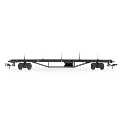 Hornby R60205 BR YMO Salmon Bogie Bolster Wagon - Era 7 Freight Wagons Wagons & Wagon Packs