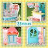 Honey Bee Acres Pastry Shop, Complete Set with Miniature Doll Figure, 35 Pieces , Ages 3+ view 3