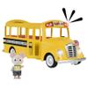 Honey Bee Acres Sunshine School Bus Vehicle with Lights, Sounds and Miniature Doll Figure, 2 Pieces, Ages 3+ view 1