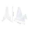 EXCEART 20pcs Transparent Holder Stands Plastic Display Racks for Medals Collectibles and Memorabilia for Showcasing Your Collection view 4