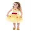 Little Adventures Yellow Beauty Princess Party Dress - Machine Washable Child Pretend Play Costume Outfit with No Glitter (X-LARGE 7-9 YEARS) view 1