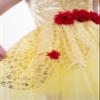 Little Adventures Yellow Beauty Princess Party Dress - Machine Washable Child Pretend Play Costume Outfit with No Glitter (X-LARGE 7-9 YEARS) view 3