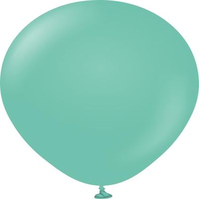 12" Kalisan Brand Latex Balloon Standard Sea Green 50 Count