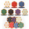 GUTSHOT Premium Ceramic Poker Chips Set with Luxury Case  Casino-Grade 300 Poker Chips for Texas Hold'em, Blackjack & Card Games, Durable Chips for Home & Tournament Play view 3