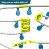 Gecko Run Marble Run Snake Expansion Pack by Thames & Kosmos  Extra Zigzag Maze for Vertical Marble Run Starter Set; Fast, No-Mess Setup, Residue-Free Nano-Adhesive Pads for Hours of Creative Play view 2