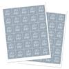 1.5-Inch Round Oh Baby Stickers - Set of 60 (Blue) view 3