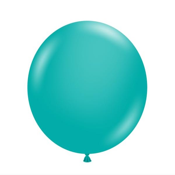 36" Tufex Teal Latex Balloon 2 Count