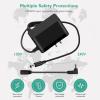 Lnauy Power Cord Compatible with VTech Baby Monitor VM901 VM919HD VM919-2HD VM819 VM819-2 PU Video Monitor Handheld Screen Parent Unit (Not for Baby Unit Cam) Replacement 5V Charger Adapter Cable view 2