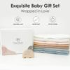MairMore 8-Pack Baby Muslin Bibs, Soft Cotton Drool Bibs for Boys Girls, Adjustable and Absorbent Newborn Bib Set for Feeding and Drooling view 4